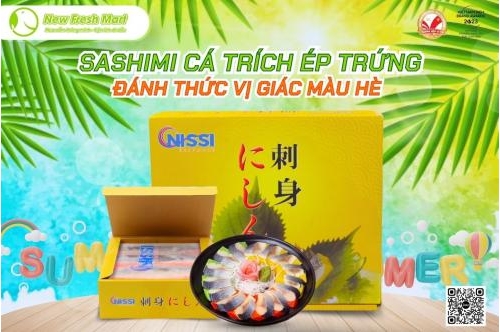 Đánh Thức Vị Giác Màu Hè Cùng Sashimi Cá Trích Ép Trứng Nhật Bản Đánh Thức Vị Giác Màu Hè Cùng Sashimi Cá Trích Ép Trứng Nhật Bản