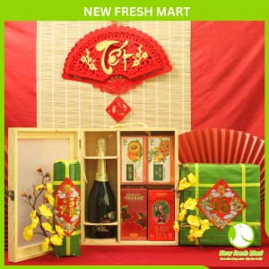 Hộp Quà Gỗ Mây - Nghinh Xuân Hộp Quà Gỗ Mây - Nghinh Xuân