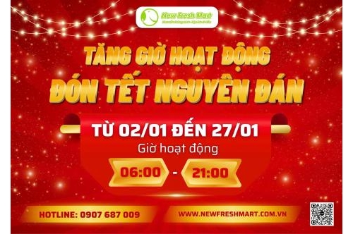 Tăng Giờ Hoạt Động - Đón Tết Nguyên Đán Tăng Giờ Hoạt Động - Đón Tết Nguyên Đán