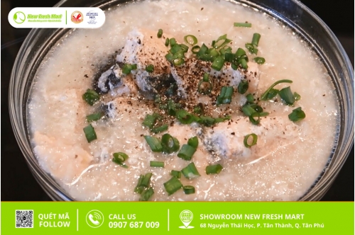 Công Thức Cháo Đầu Cá Hồi Thơm Ngon Đơn Giản