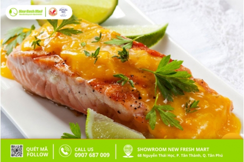 Cách Làm Cá Hồi Sốt Chanh Leo Chuẩn Nhà Hàng