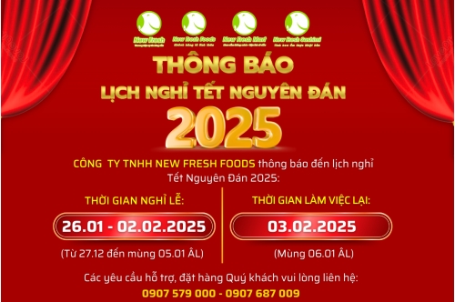 [Thông Báo] Lịch Nghỉ Tết Nguyên Đán Ất Tỵ 2025