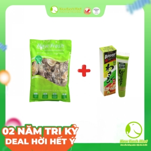 Hàu Nhật New Fresh 9-11 + 1 Tuýp Mù Tạt Wasabi
