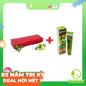 Cá Ngừ Saku Đặc Biệt 1Kg + 1 Tuýp Mù Tạt Wasabi