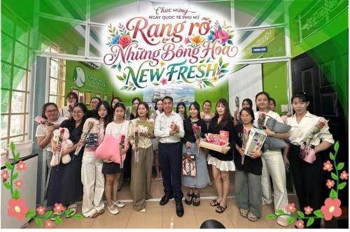 Chúc Mừng Ngày Quốc Tế Phụ Nữ 8/3 – Vinh Danh Những “Bông Hoa” Rạng Rỡ Tại New Fresh Foods