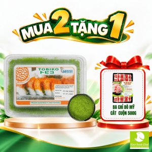 Trứng Cá Chuồn Tobiko Xanh 500G