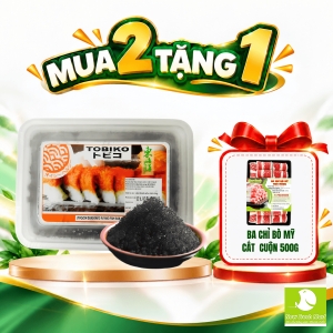 Trứng Cá Chuồn Tobiko Đen 500G