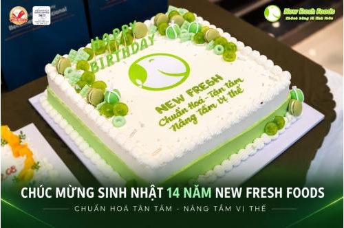 New Fresh Foods Kỷ Niệm 14 Năm Thành Lập: Chuẩn Hóa Tận Tâm – Nâng Tầm Vị Thế