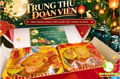 Tết Đoàn Viên Trọn Vẹn Yêu Thương Và Trao Thưởng Nhân Viên Xuất Sắc Tháng 8 Tại New Fresh Foods