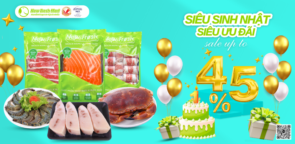 SINH NHẬT NEW FRESH MART 1 TUỔI