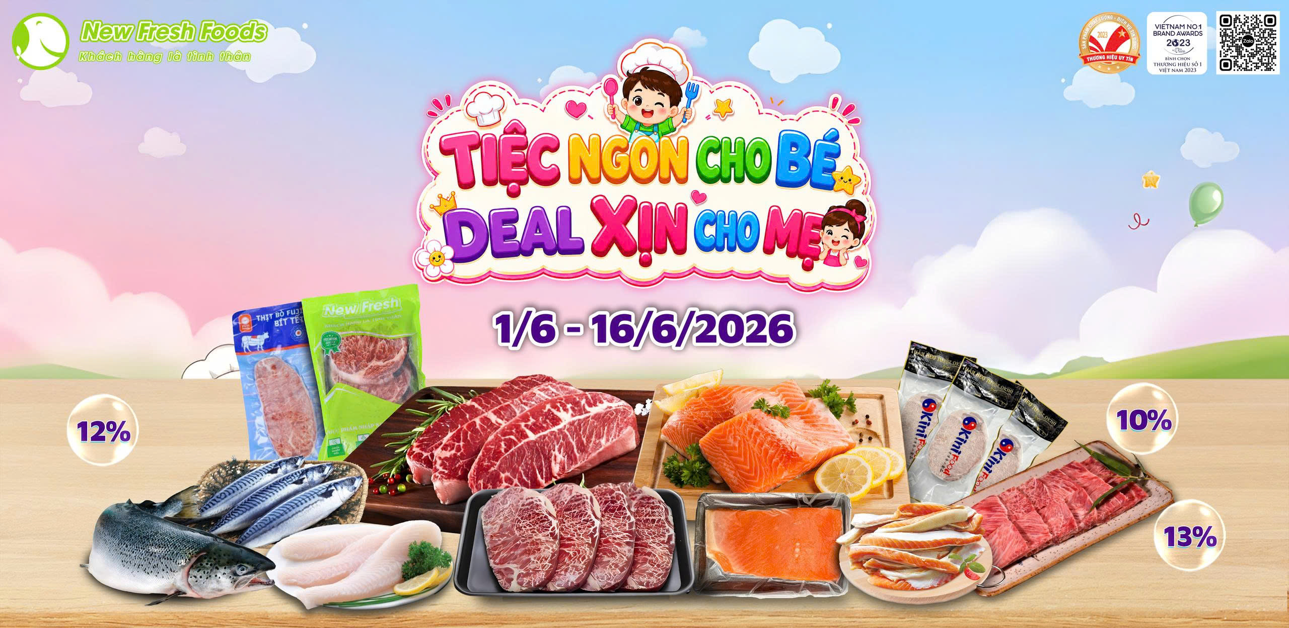TIỆC NGON CHO BÉ – DEAL XỊN CHO MẸ