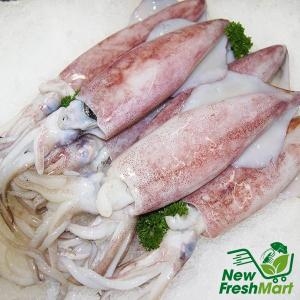 Mực Ống Làm Sạch