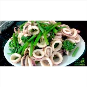 Mực Ống Làm Sạch