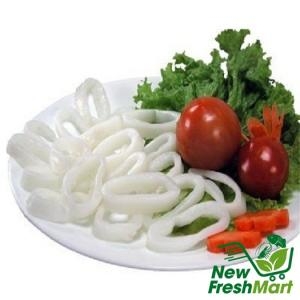 Mực Ống Cắt Khoanh