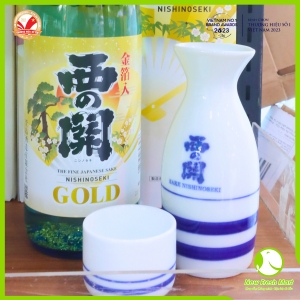 Rượu Sake Nishinoseki Gold Leaf