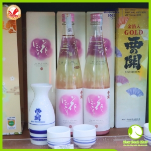 Rượu Sake Nishinoseki Hana - Nigori