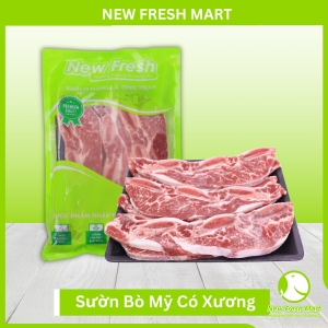 Sườn Bò Mỹ Có Xương Cắt Lát New Fresh Sườn Bò Mỹ Có Xương Cắt Lát New Fresh