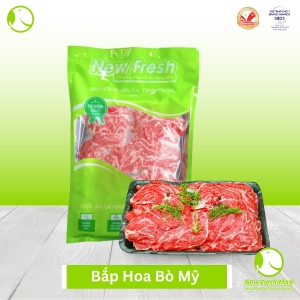 Bắp Hoa Bò Mỹ Thái Mỏng New Fresh Bắp Hoa Bò Mỹ Thái Mỏng New Fresh