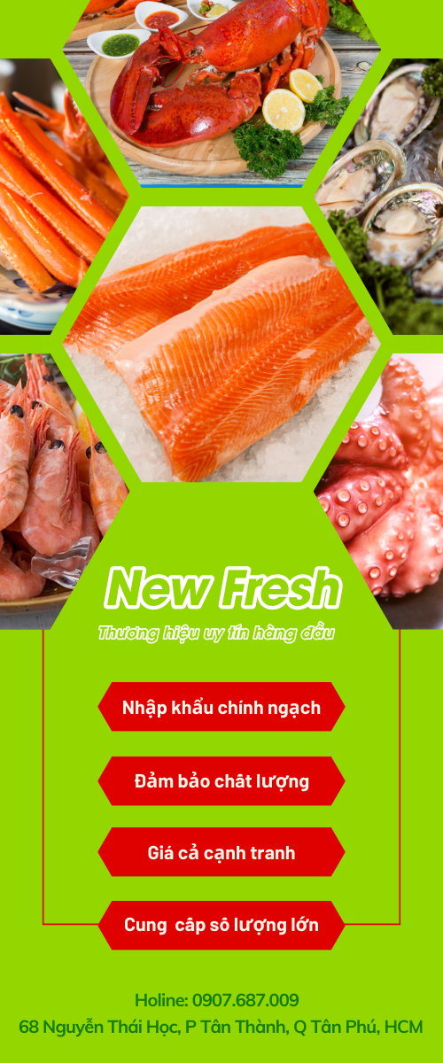 Hải sản nhập khẩu chính ngạch