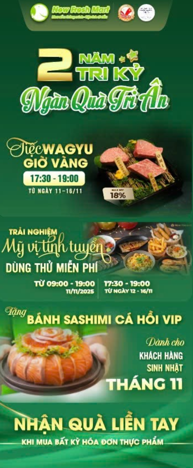 TIỆC GIỜ VÀNG TIỆC GIỜ VÀNG