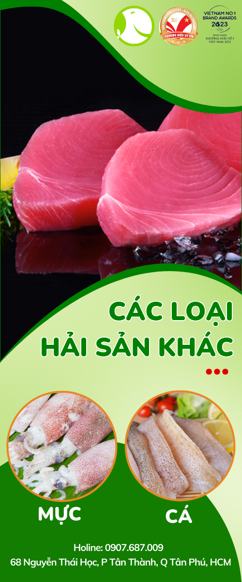 Các loại hải sản Việt Nam khác