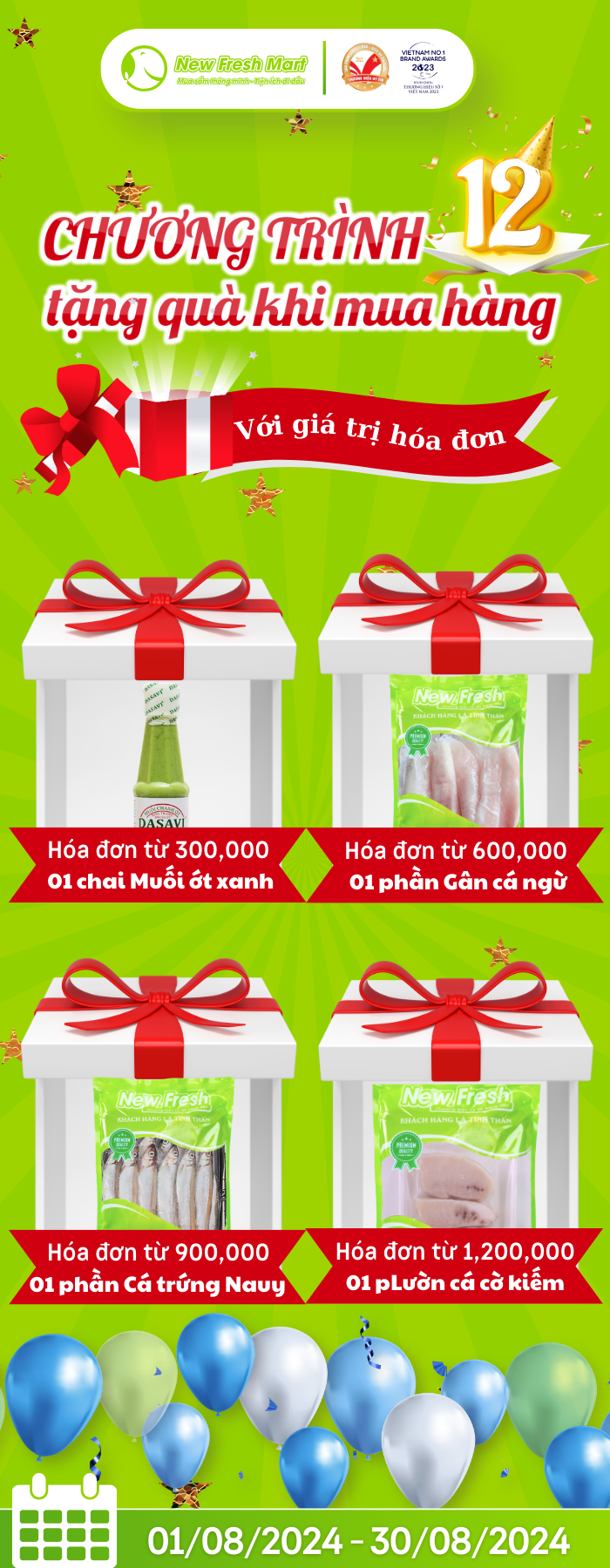 SINH NHẬT NEW FRESH FOODS