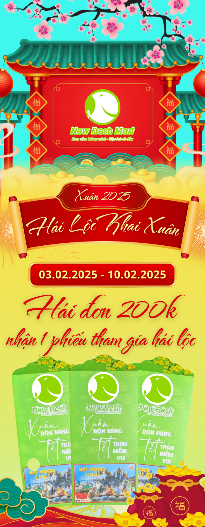 HÁI LỘC ĐẦU NĂM - KHAI XUÂN NHƯ Ý