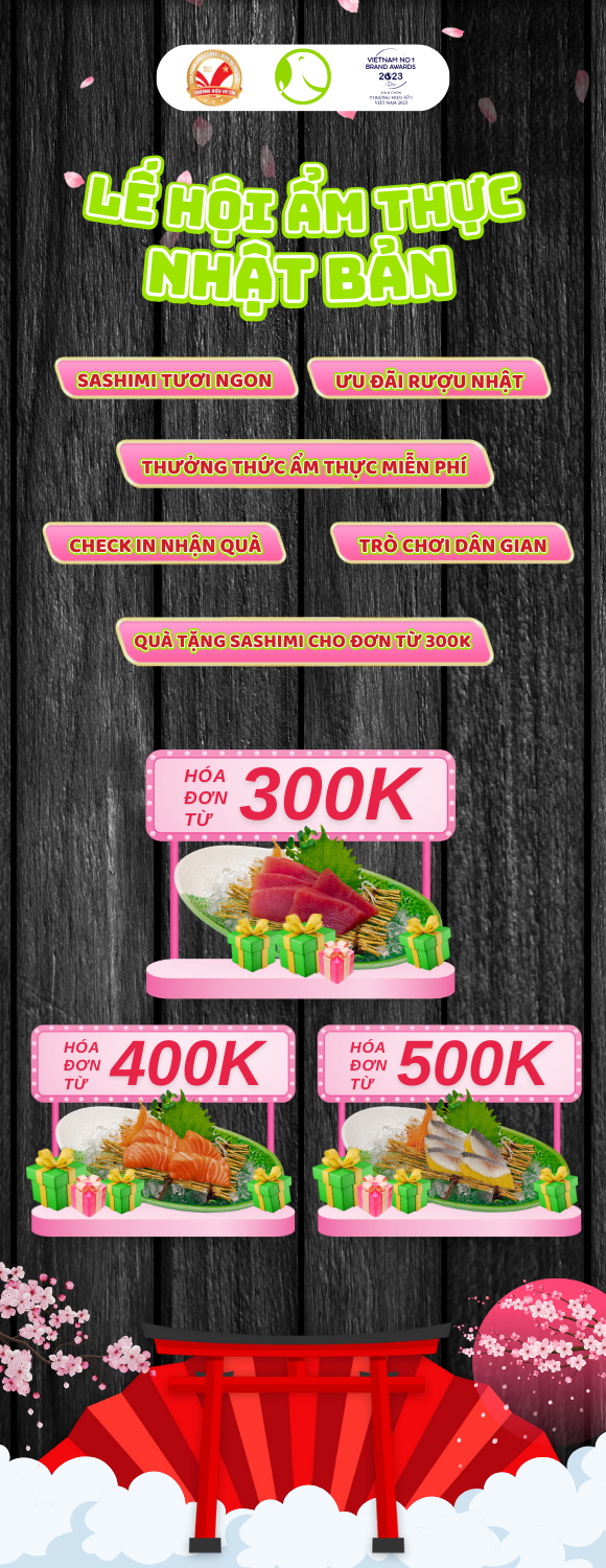 GIẢM 70% THỰC PHẨM  SASHIMI