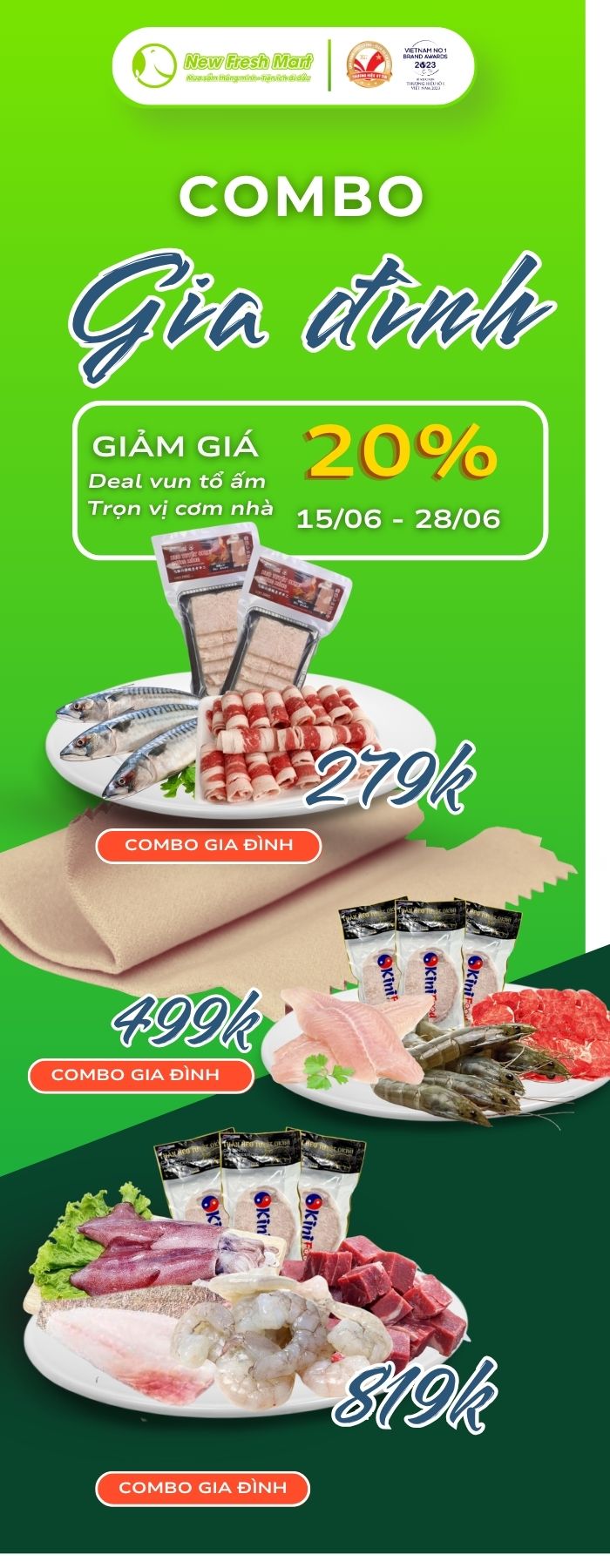 Combo gia đình Combo gia đình