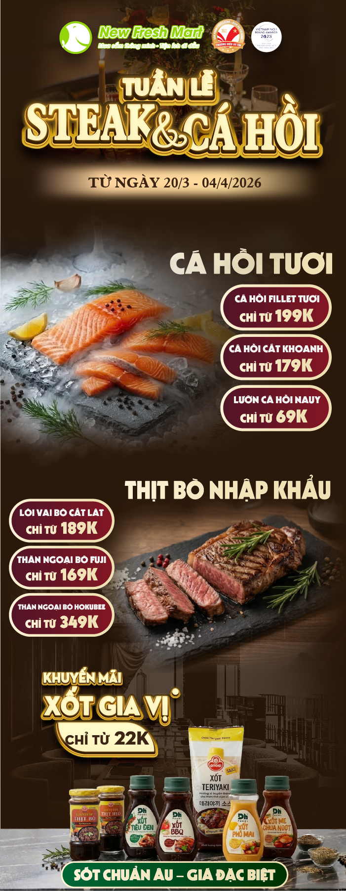 TUẦN LỄ STEAK & CÁ HỒI TUẦN LỄ STEAK & CÁ HỒI